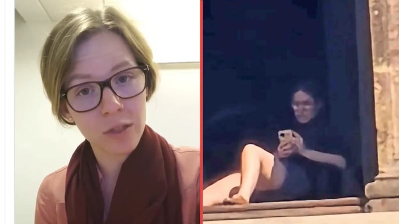 ¿Quién es Florencia Melany, la mujer que se habría asoleado en un balcón de Palacio Nacional?