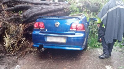 Lamentablemente, fue sobre la mujer que viajaba como copiloto y perdió la vida