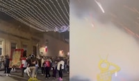 VIDEO: Captan momento en que pirotecnia explota durante procesión en honor a la Guadalupana