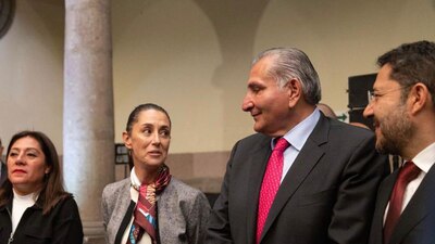 La jefa de Gobierno reconoció el trabajo de Adán Augusto y lo llamó 'hermano'.