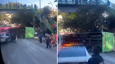 De acuerdo con las primeras versiones, el conductor iba a exceso de velocidad y se quedó sin frenos