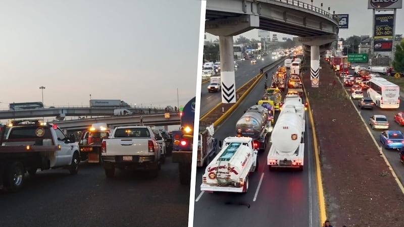 Alerta vial al momento: Transportistas y comerciantes bloquean entradas del Edomex a la CDMX