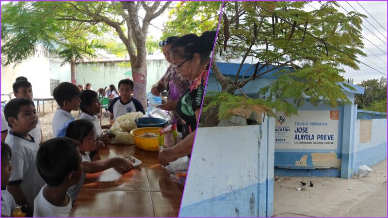 Desayunos escolares intoxican a 14 niños y un maestro en Yucatán