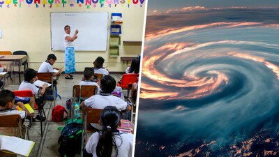 Entidades buscan cuidar a sus alumnos ante paso del fenómeno