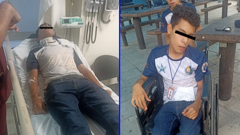 Alumno en NL se golpea con banca, queda inmóvil y sin habla; madre acusa negligencia escolar