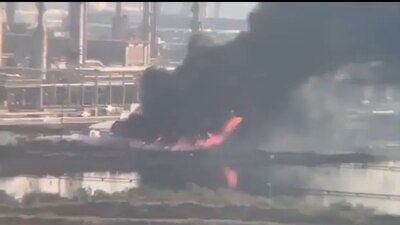 Se registró un incendio en la refinería 'Antonio Dovalí Jaime', ubicada en el Puerto de Salina Cruz