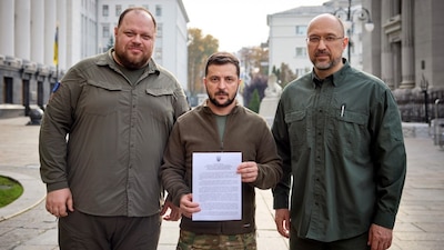 El presidente de Ucrania considera que su país reúne los estándares de la alianza