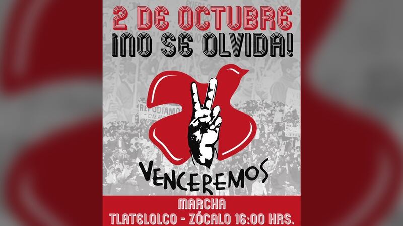 A 57 años de Tlatelolco, marcha en CDMX exige justicia y memoria histórica