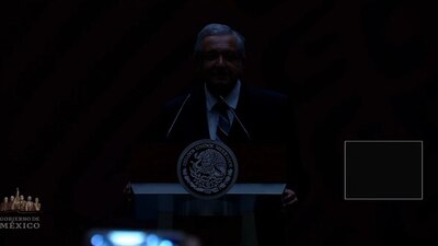 AMLO bromeó sobre los problemas con la luz en Palacio Nacional