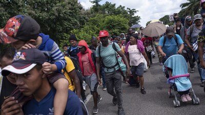 El contingente migrante tiene planeado llegar a la Ciudad de México, para pedir ayuda en su tránsito a EU