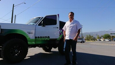 El exalcalde de García visitó el municipio que gobernó de 2009 a 2012