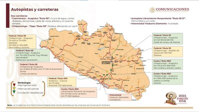 Estos son los accesos que hay para Acapulco