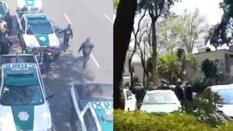 ¿Qué fue lo que pasó? Reportan balacera entre ‘policías y ladrones’ en Coapa