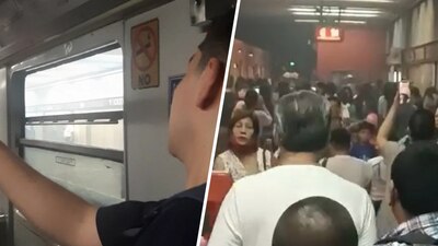 Usuarios reportaron que el humo salía de la cabina del tren