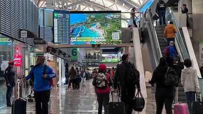 La terminal aérea recibió a 11 millones 64 mil viajeros, una caída del 5.3%