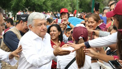 El candidato que lucha por tercera vez para llegar a la Presidencia de México