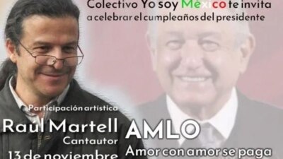 La celebración por el cumpleaños de AMLO se organiza el domingo en el Zócalo