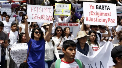 Ciudadanos salieron a las calles para exigir justicia ante la ola de violencia de género en el país