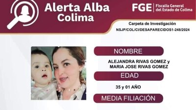 Viajaban constantemente a Colima, presuntamente para visitar al padre de la menor