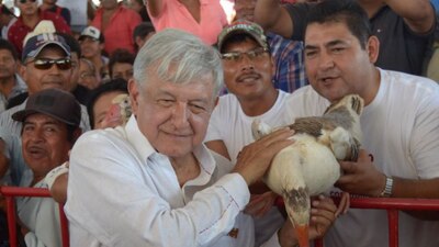 Al presidente le regalaron un par de estos animales