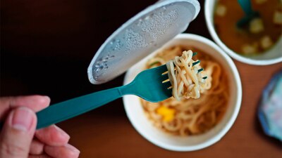 La fibra de esta sopa proviene de harina refinada