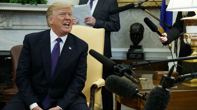 El presidente Donald Trump ha vivido 12 meses de torbellino político en la Casa Blanca