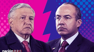 AMLO y el expresidente Calderón no olvidan sus diferencias