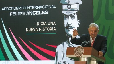 Señaló que a las 5 de la mañana salió de Palacio y a las 5:48, ya estaba en el AIFA