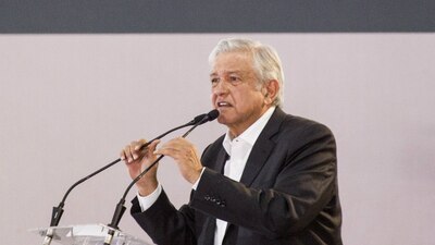 Este jueves apareció una manta con amenazas hacia AMLO en Guanajuato