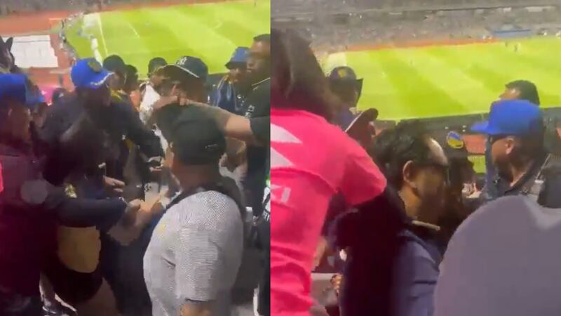 Presuntos líderes de la porra de Pumas agreden a mujeres estadio de CU