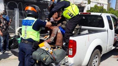 Los lesionados fueron trasladados a hospitales de la localidad