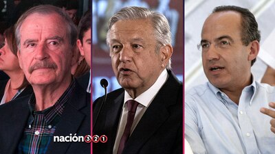 El presidente asignó seguridad a los expresidentes Vicente Fox y Felipe Calderón