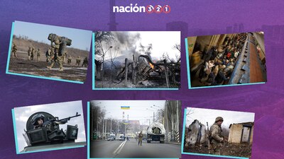 Ucrania vivió una de las noches más oscuras en su historia y así quedó tras los primeros bombardeos