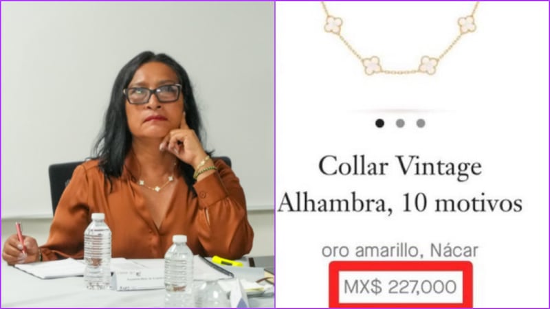 Alcaldesa de Acapulco niega lujo: “Mi cadenita cuesta 200 pesos, no 200 mil”