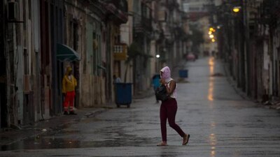 La isla fue afectada por el huracán y registró un apagón general