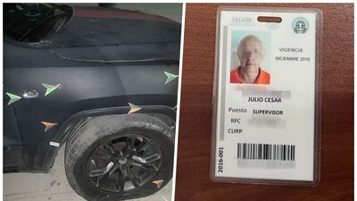 El agresor cargaba con identificaciones falsas
