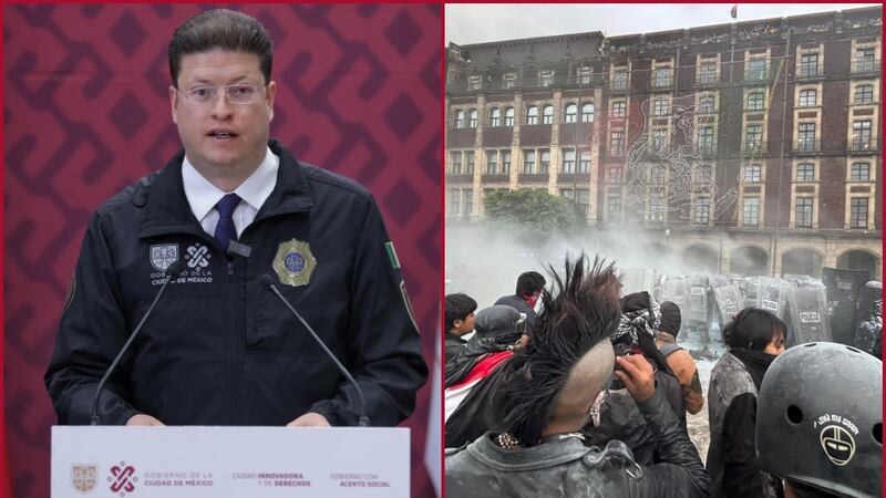 Reportan 1 detenido tras marcha por matanza de Tlatelolco; SSC identifica a violentadores