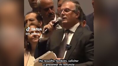 Marcelo Ebrard subió dos videos para decir adiós a la cancillería