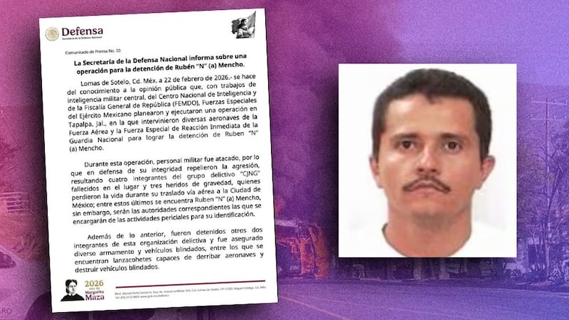 Defensa Nacional confirma muerte de ‘El Mencho’, líder del CJNG; ¿dónde fue el enfrentamiento?
