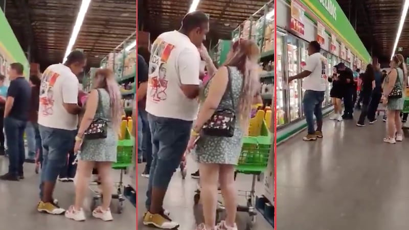 VIDEO: Captan a familia probando un helado y devolviéndolo al congelador de Bodega Aurrera