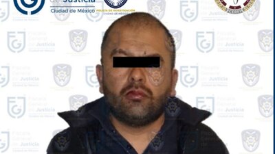 Agentes de la Fiscalía de la CDMX capturaron a 'El 20'