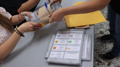 Los paquetes fueron entregados al INE