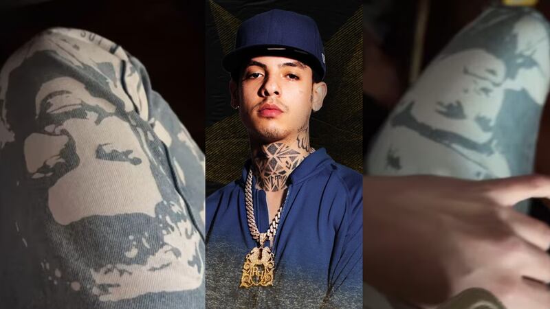 Natanael Cano presume pantalón con los rostros de ‘El Chapo’ y Pablo Escobar