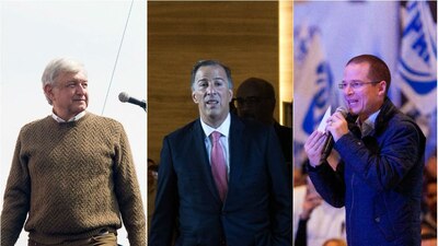 AMLO, Meade y Anaya reportaron los gastos que realizaron durante los 60 días de precampaña