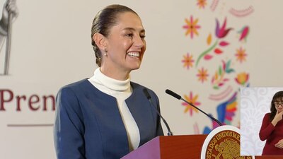 La mandataria volvió a arremeter contra el líder panista, Jorge Romero, a quien señaló de dirigir el Cártel Inmobiliario