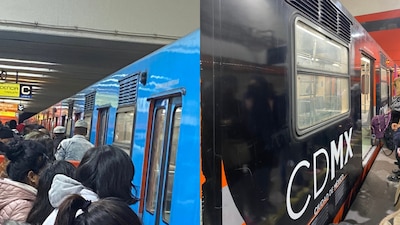 Esta mañana se registró un incidente y tuvieron que retirar el tren