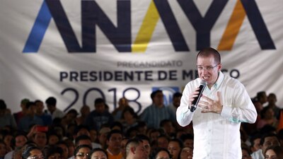 Ricardo Anaya es el único aspirante a la candidatura presidencial de 'Por México al Frente'