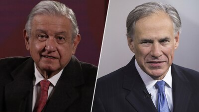 AMLO criticó la postura del gobernador de Texas frente al flujo migratorio a EU.