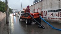 Desazolvan drenajes de Cuautitlán, Ecatepec y Nezahualcóyotl tras graves inundaciones en vialidades