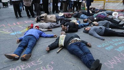 Organizaciones de campesinos se han manifestado para pedir recursos, el presidente dijo que habrá dinero pero sin intermediarios